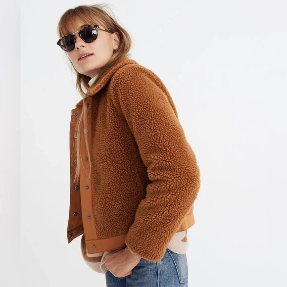 Madewell - Sherpa Portland Jacket - Picture 2 of 14